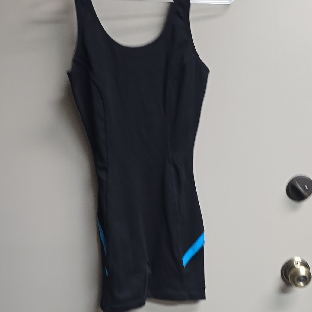 Black and Blue Swimsuit